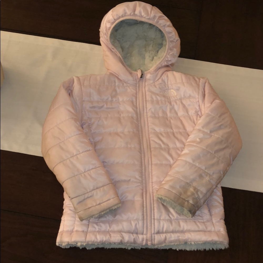 The North Face Girls Reversible Mossbud Swirl Coat